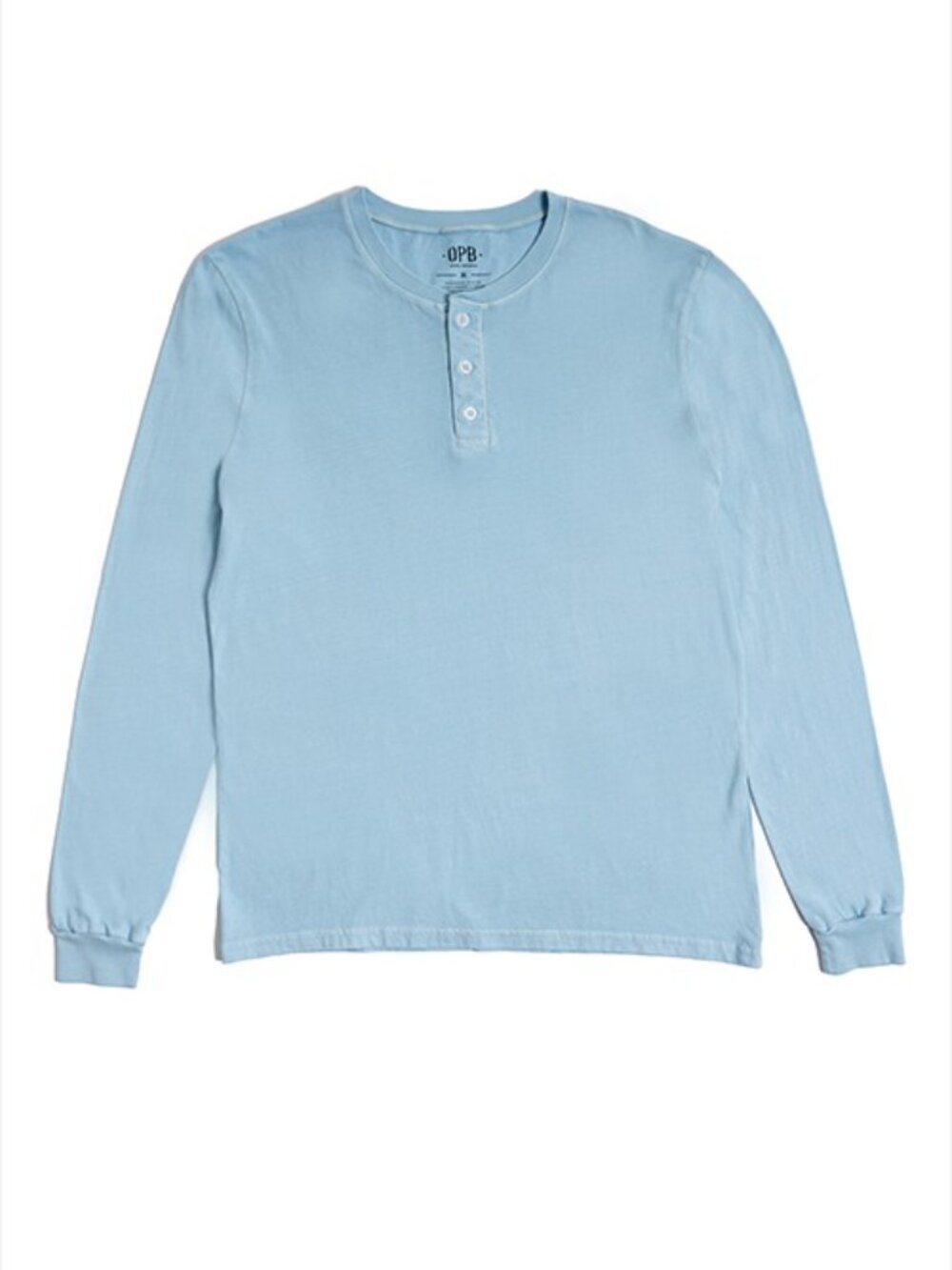 Original Paperbacks Turquoise Long Sleeve Henley